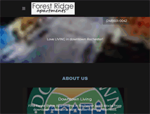 Tablet Screenshot of forestridgerochester.com